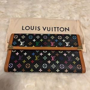 Louis Vuitton long multi colour wallet